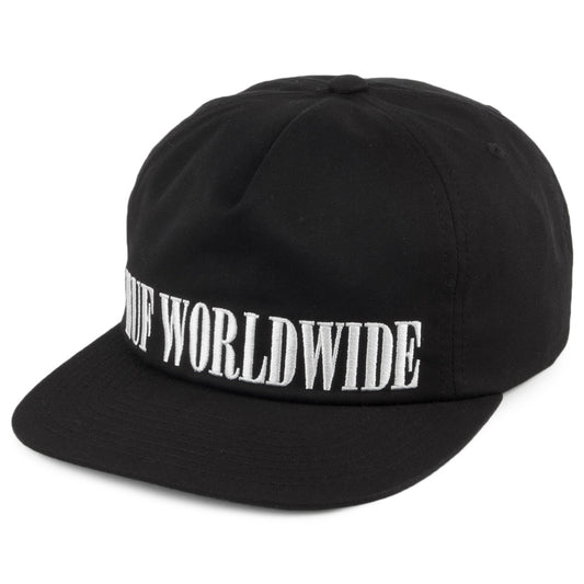 HUF Serif Snapback Cap - Schwarz