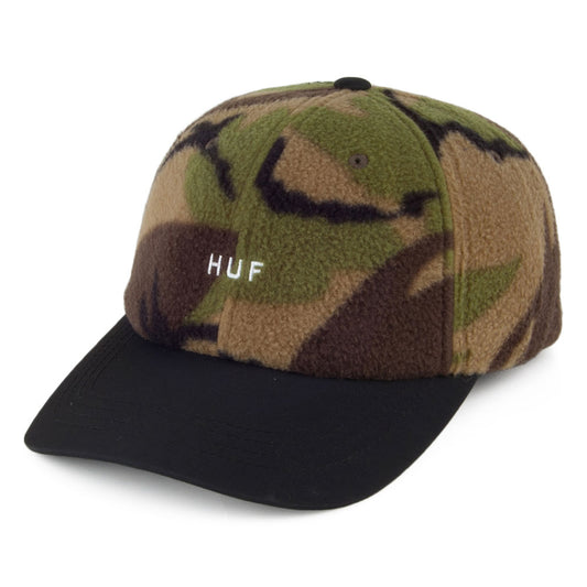 HUF Polar Fleece CV 6 Paneele Baseball Cap - Tarnfarben