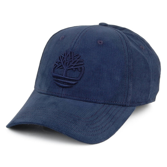 Timberland Logo Kord Baseball Cap - Marineblau