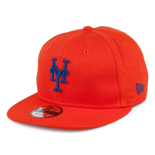 New Era 9FIFTY New York Mets Snapback Cap - Washed Team - Orange