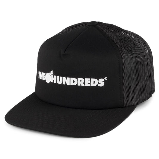 The Hundreds Bar Logo Trucker Cap aus Polyester - Schwarz