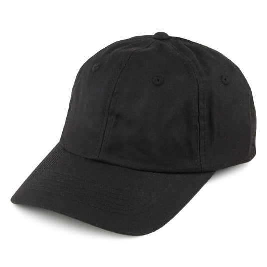 Dorfman Pacific Unstrukturierte Wachstuch Baseball Cap - Schwarz