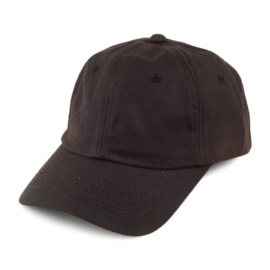 Dorfman Pacific Unstrukturierte Wachstuch Baseball Cap - Braun