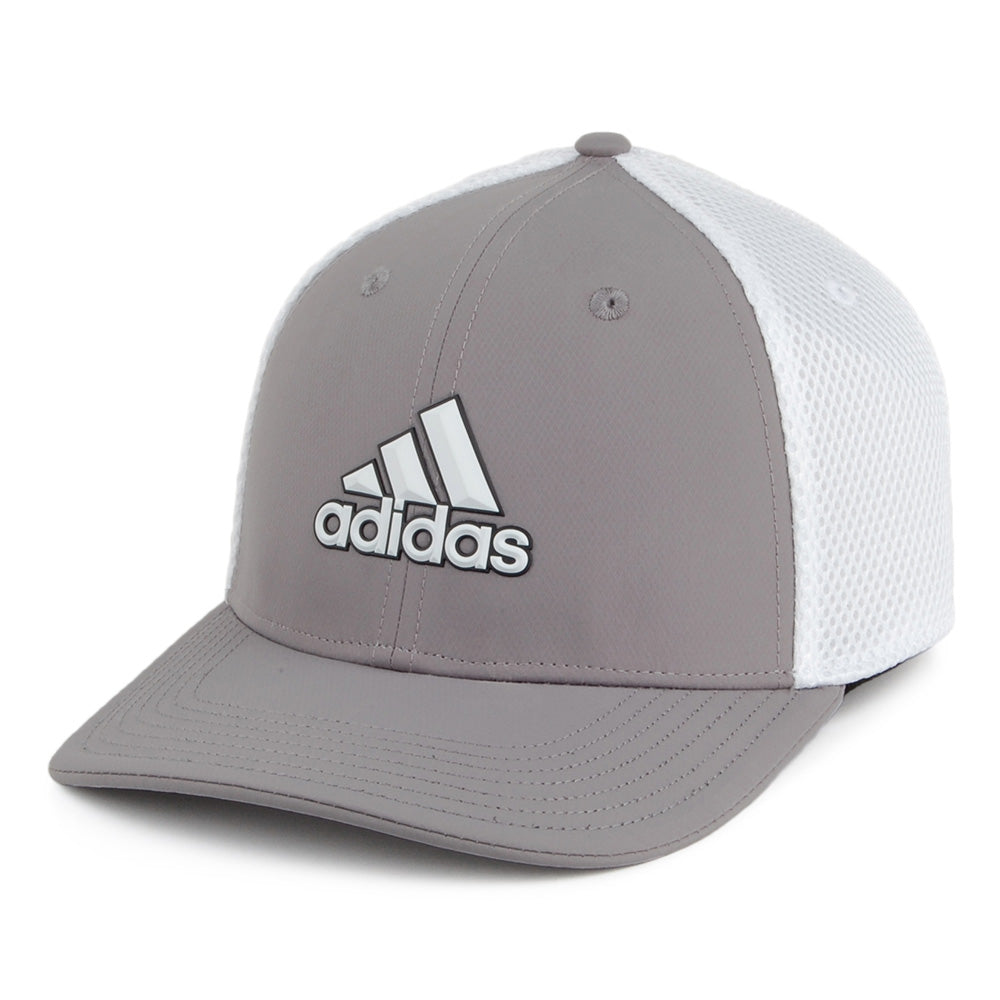 Adidas A Stretch Tour Baseball Cap - Grau-Weiß