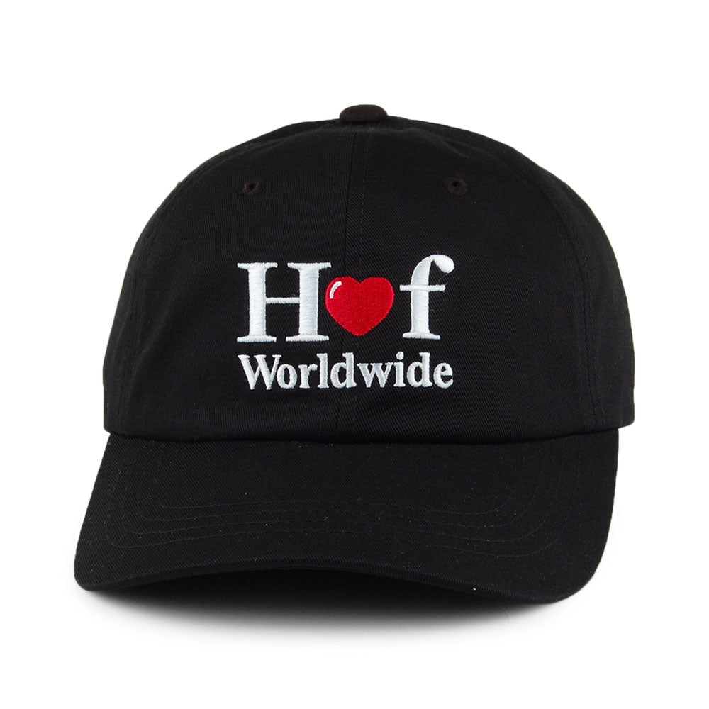 HUF Love Curved Visor Baseball Cap - Schwarz