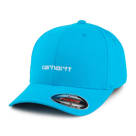 Carhartt WIP Script Flexfit Baseball Cap - Dunkles Petrol