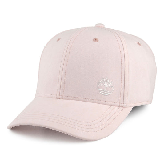 Timberland Micro Faux Suede Baseball Cap - Hellrosa