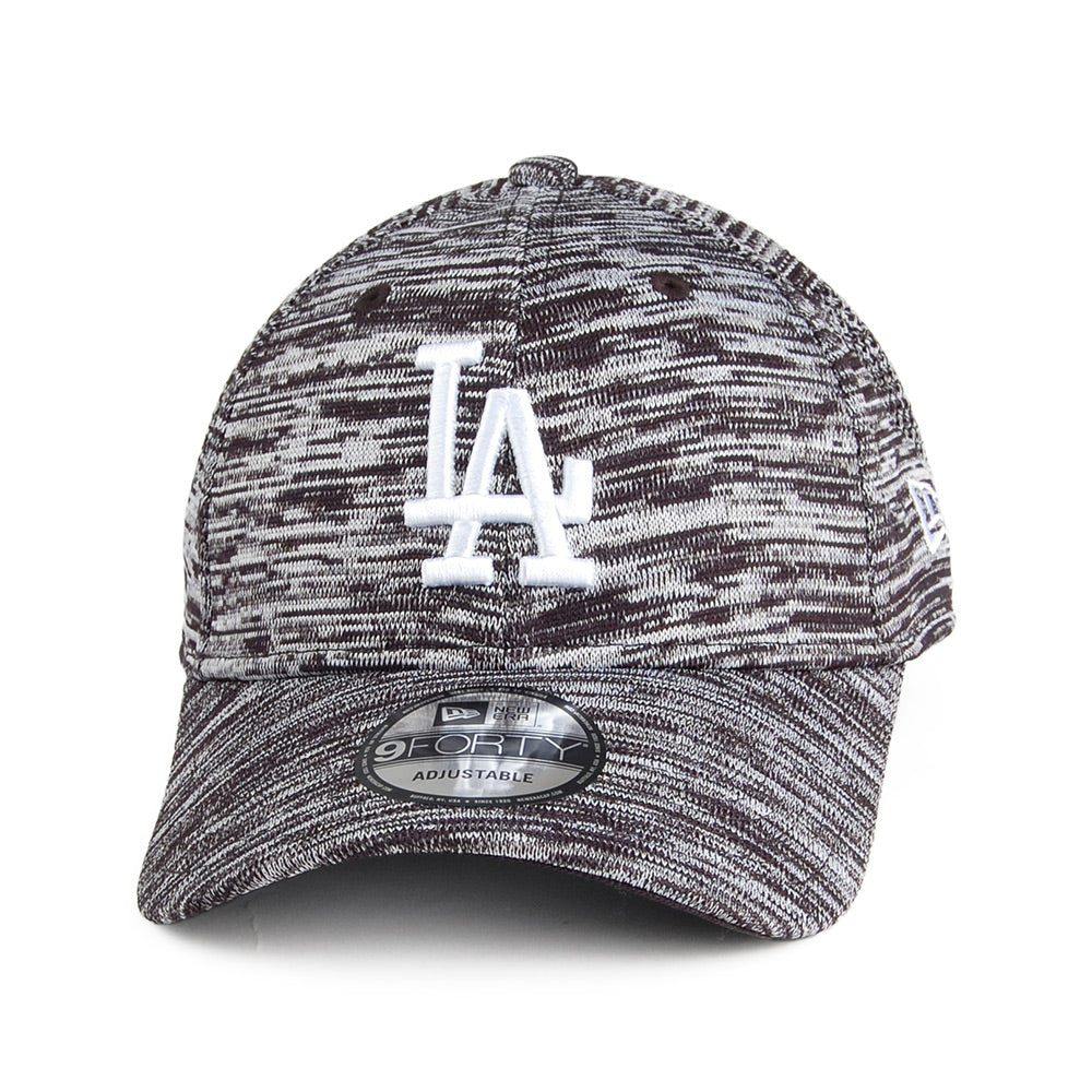 New Era 9FORTY L.A. Dodgers Baseball Cap - Engineered Fit - Schwarz Meliert