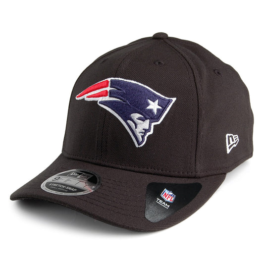 New Era 9FIFTY New England Patriots Snapback Cap - Stretch Snap - Schwarz