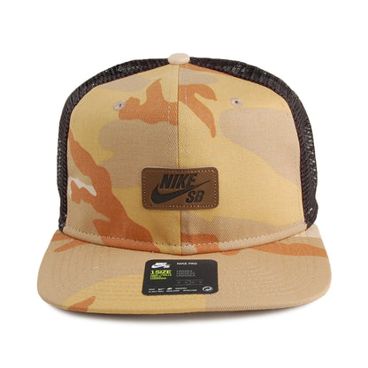 Nike SB Camouflage Pro Trucker Cap - Wüstensand-Tarnfarben