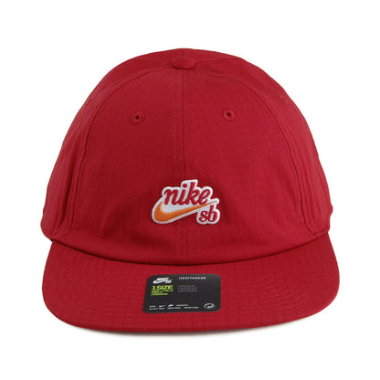 Nike SB H86 Retro Flatbill Baseball Cap - Rot