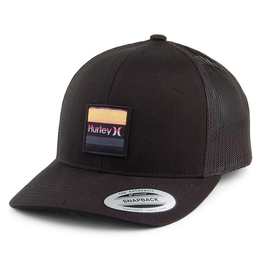 Hurley Overspray Baseball Cap - Schwarz