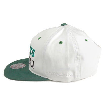 Mitchell & Ness Boston Celtics Snapback Cap - Dunk - Cremeweiß-Grün