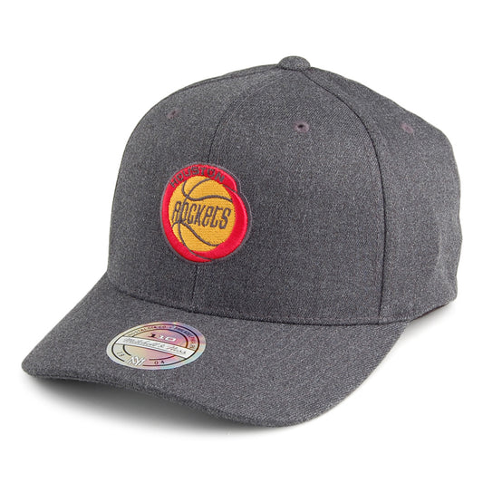 Mitchell & Ness Houston Rockets Baseball Cap - Decon - Grau