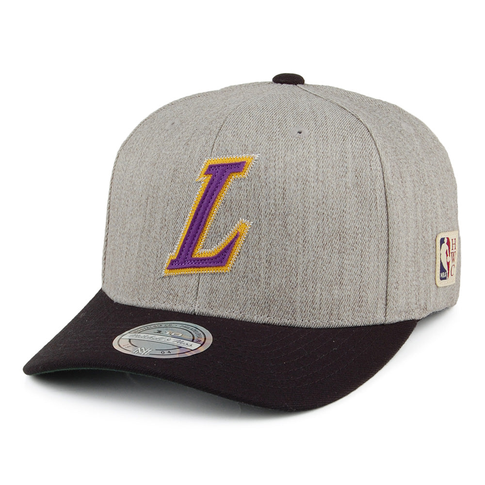 Mitchell & Ness L.A. Lakers Snapback Cap - Hometown - Grau-Schwarz