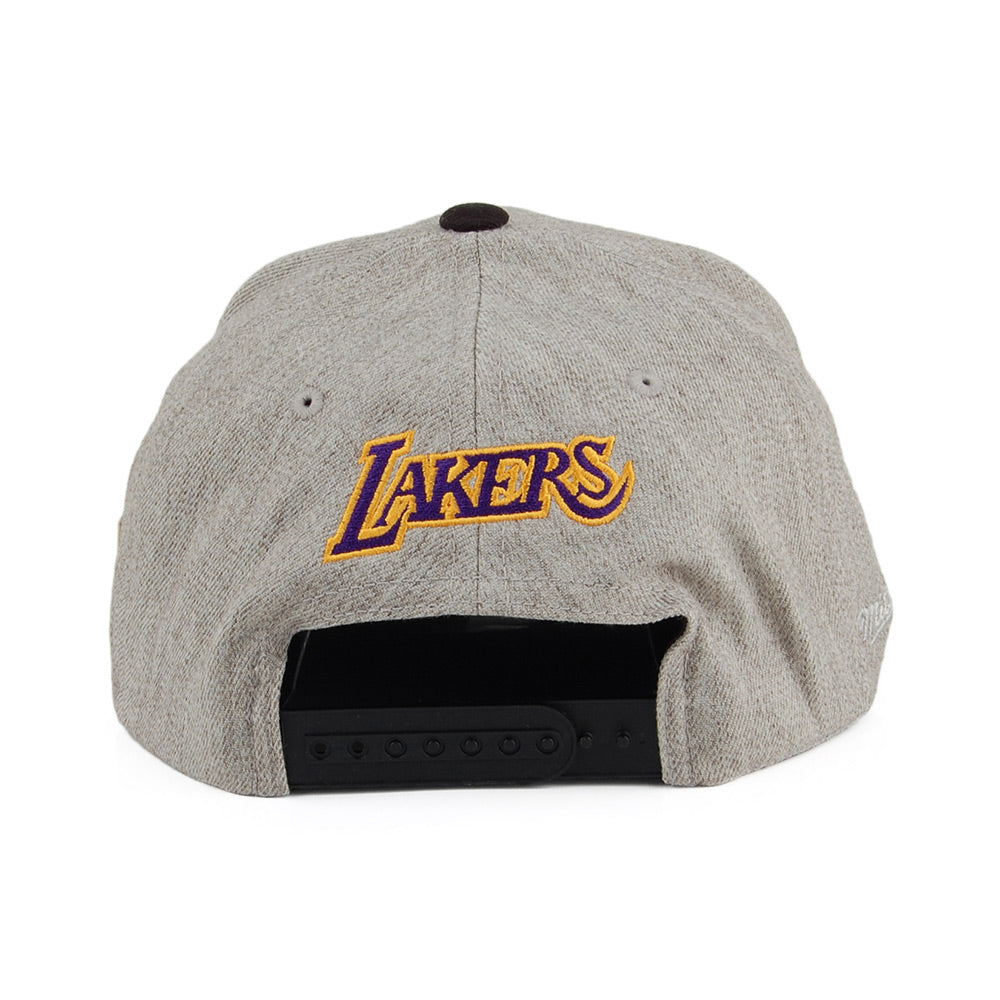Mitchell & Ness L.A. Lakers Snapback Cap - Hometown - Grau-Schwarz