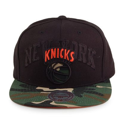 Mitchell & Ness New York Knicks Snapback Cap - Blind - Schwarz-Tarnfarben