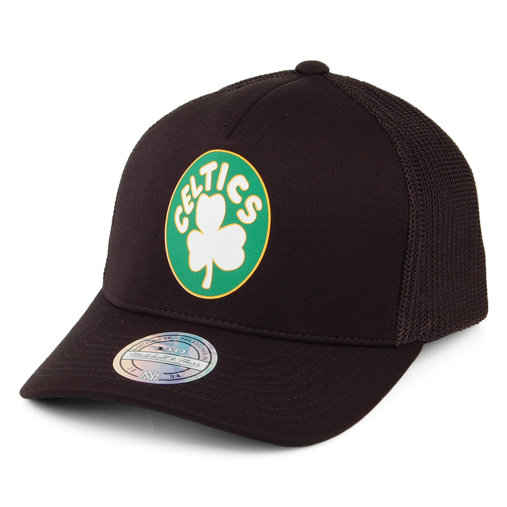 Mitchell & Ness Boston Celtics Trucker Cap - Vintage Jersey - Schwarz