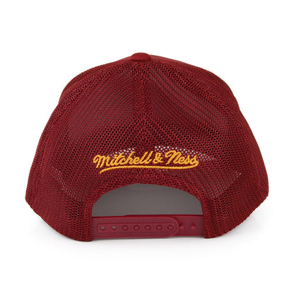 Mitchell & Ness Cleveland Cavaliers Trucker Cap - Vintage Jersey - Burgunderrot