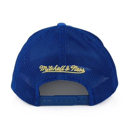 Mitchell & Ness Golden State Warriors Trucker Cap - Vintage Jersey - Blau