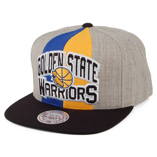 Mitchell & Ness Golden State Warriors Snapback Cap - Equip - Grau