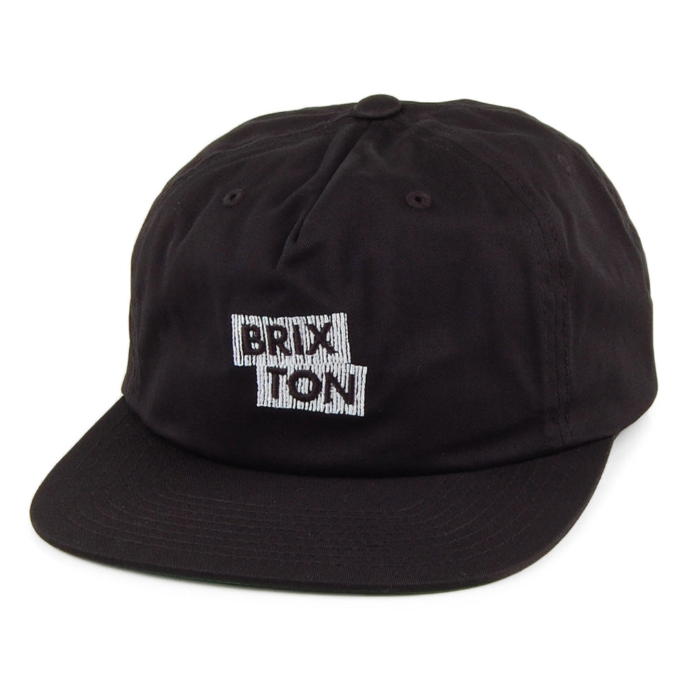 Brixton Team II Unstrukturierte Snapback Cap - Schwarz