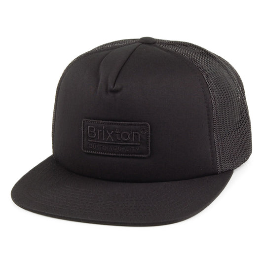 Brixton Palmer Tonal Netz Trucker Cap - Schwarz