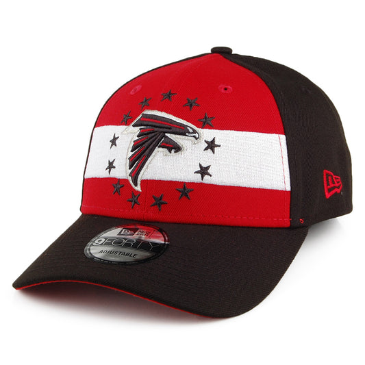 New Era 9FORTY Atlanta Falcons Baseball Cap - NFL Draft - Rot-Schwarz