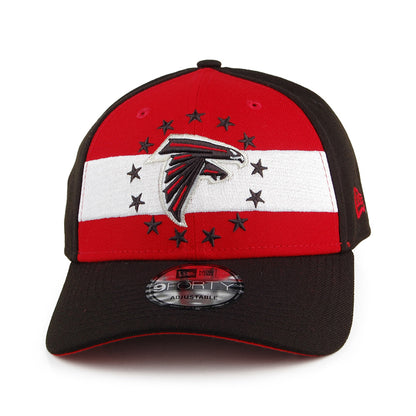 New Era 9FORTY Atlanta Falcons Baseball Cap - NFL Draft - Rot-Schwarz