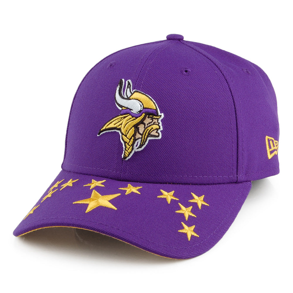 New Era 9FORTY Minnesota Vikings Baseball Cap - NFL Draft - Lila