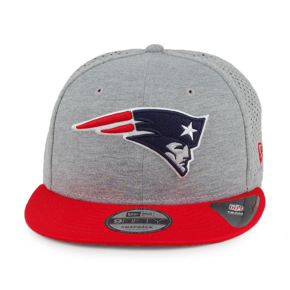 New Era 9FIFTY New England Patriots Snapback Cap - Shadow Tech - Grau-Rot