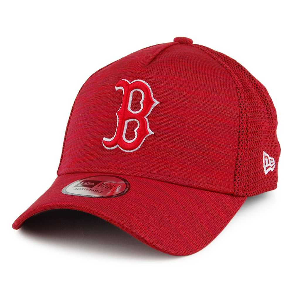 New Era 9FORTY A-Frame Boston Red Sox Baseball Cap - Engineered Fit - Rot-Mix