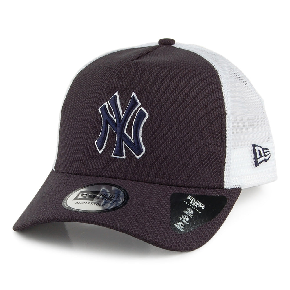 New Era New York Yankees Trucker Cap - Diamond Era - Schwarz