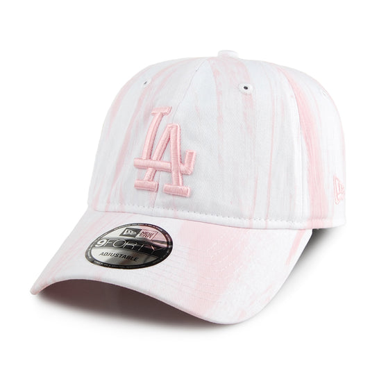 New Era 9FORTY L.A. Dodgers Baseball Cap - Tie Dye Pastel - Pink-Weiß