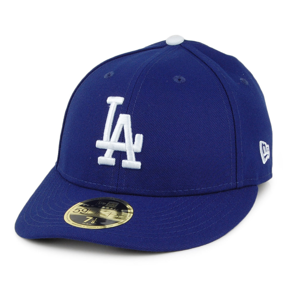 New Era 59FIFTY Flaches Profil L.A. Dodgers Baseball Cap - Low Profile - Blau
