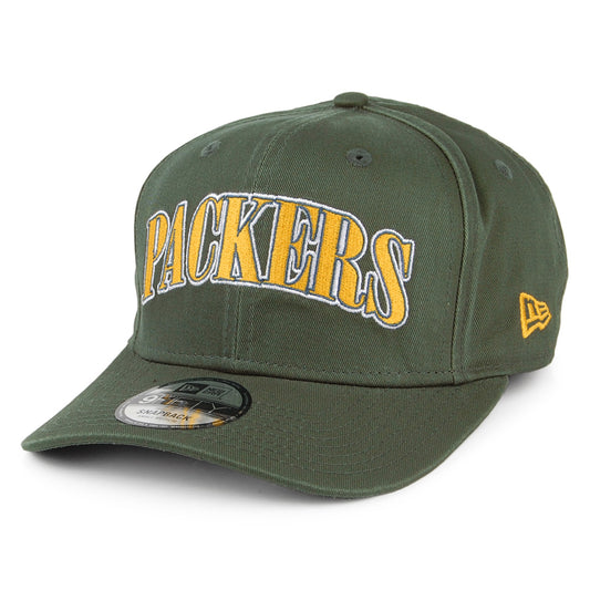 New Era 9FIFTY Green Bay Packers Snapback Cap - NFL Pre-Curved - Grün