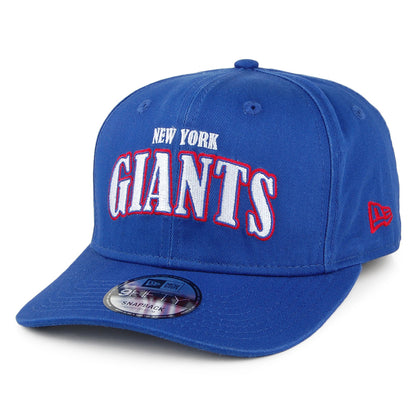 New Era 9FIFTY New York Giants Snapback Cap - NFL Pre-Curved - Blau