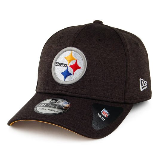 New Era 39THIRTY Pittsburgh Steelers Baseball Cap - NFL Shadow Tech - Schwarz