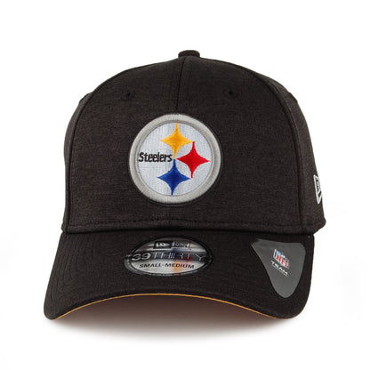 New Era 39THIRTY Pittsburgh Steelers Baseball Cap - NFL Shadow Tech - Schwarz