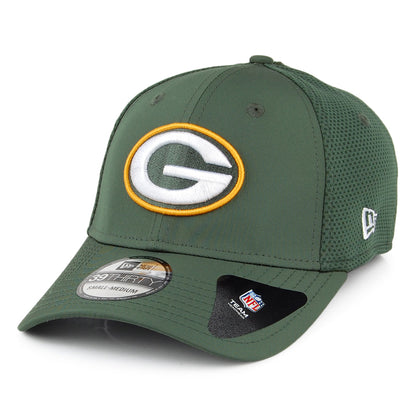 New Era 39THIRTY Green Bay Packers Baseball Cap - NFL Featherweight - Grün