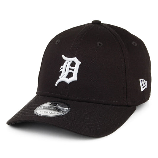New Era 9FORTY Detroit Tigers Baseball Cap - MLB League Essential - Schwarz-Weiß