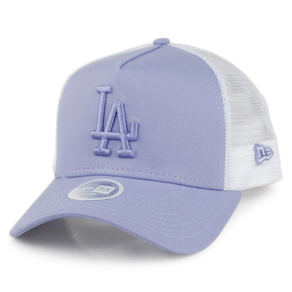 New Era Damen A-Frame L.A. Dodgers Trucker Cap - Womens MLB Essential - Lavendel