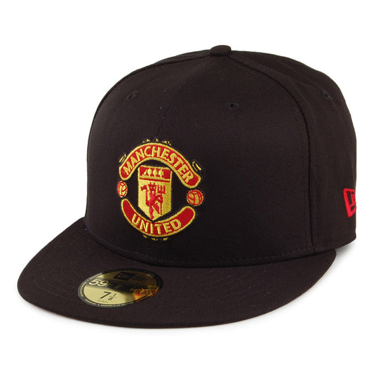 New Era 59FIFTY Manchester United Baseball Cap - Basic - Schwarz