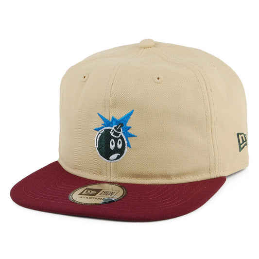 The Hundreds Keen New Era Snapback Cap - Gelb-Burgunderrot