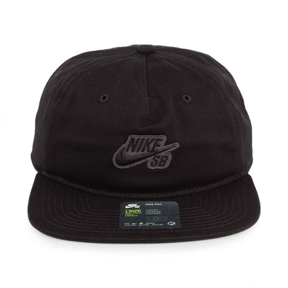 Nike SB Icon Pro Tonal Snapback Cap - Schwarz