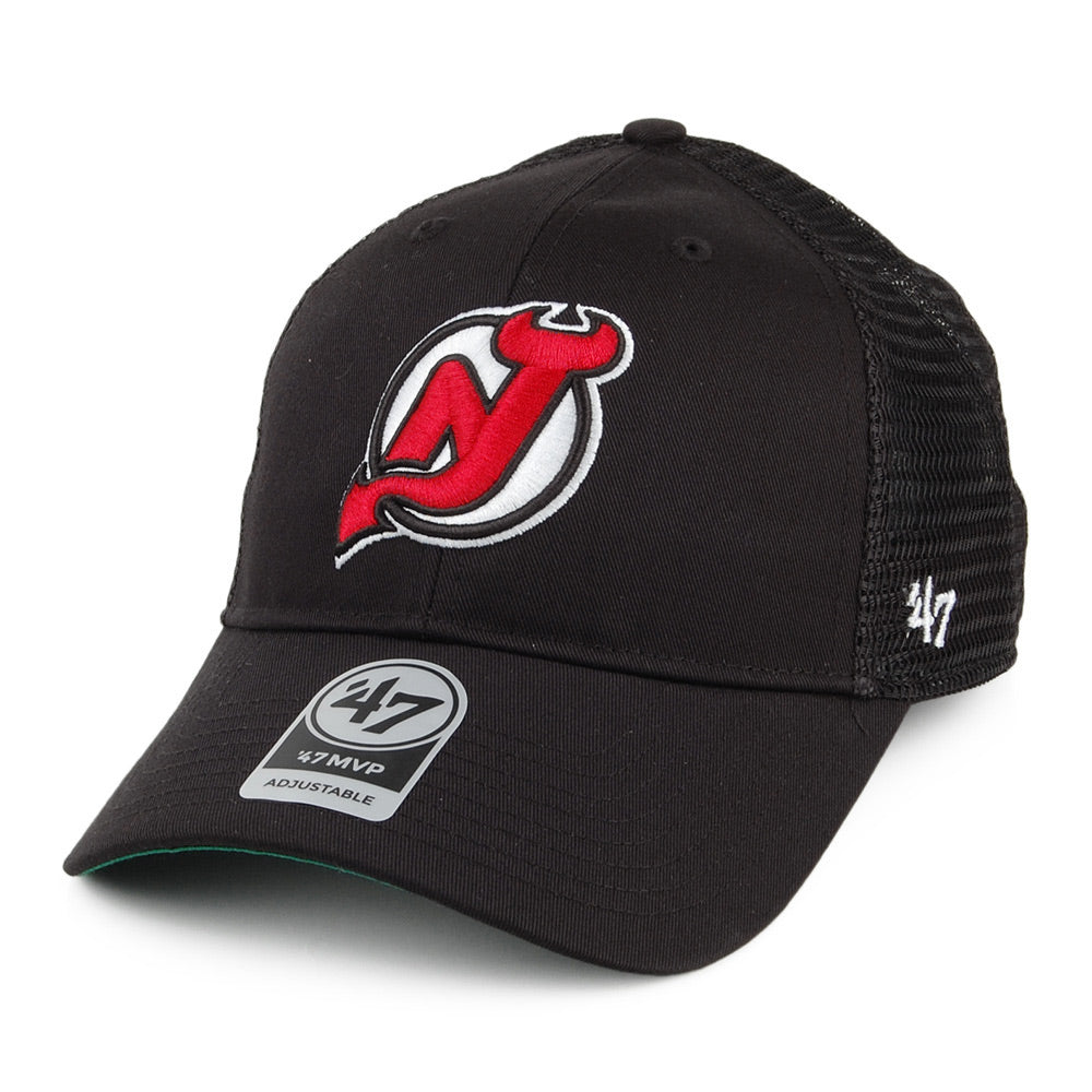 47 Brand New Jersey Devils Trucker Cap - Branson MVP - Schwarz