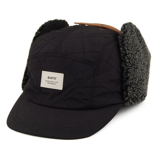 Barts Aspen Baseball Cap mit Ohrenklappen - Schwarz