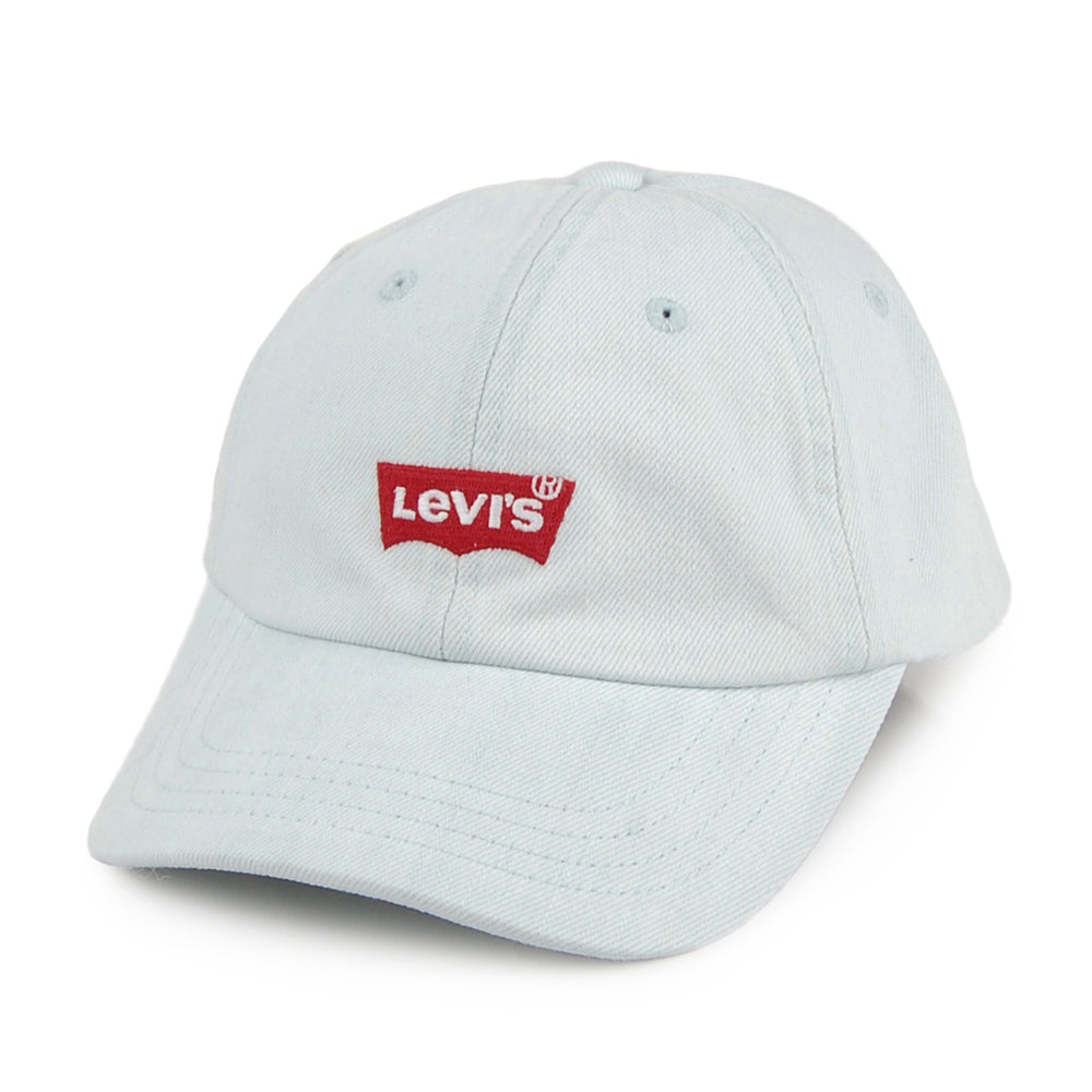 Levi's Mid Batwing Denim Baseball Cap - Hellblau