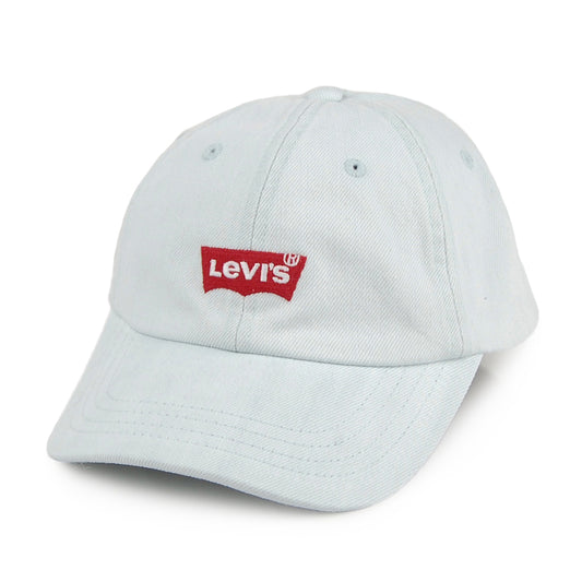 Levi's Mid Batwing Denim Baseball Cap - Hellblau
