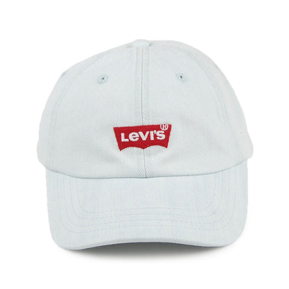 Levi's Mid Batwing Denim Baseball Cap - Hellblau